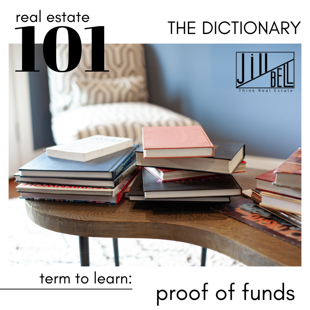 The Term "Proof of Funds" as Explained by a Real Estate Expert